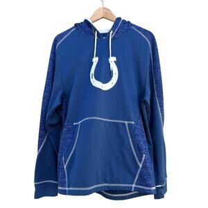 NFL Team Apparel blue white pullover Indianapolis Colts hoodie sweatshirt